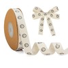 FQTANJU Smiley Faces Cotton Ribbon 5/8 Inch x 10 Meters