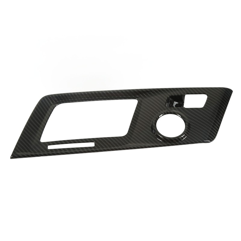 Car Gear Box Cover Trim Carbon Fiber Style Console Shifter