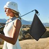 Microfiber Golf Towel with Dual Magnet and Carabiner, Ideal for