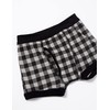 GALOW Boys Plaid Boxer Shorts, 3-Piece Set, 120-170 % Cotton,