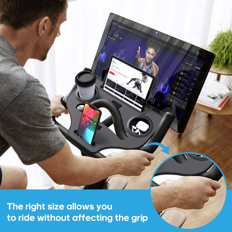 Qsxou Desk Attachment for Peloton Bike (NOT Bike+) Tray Holder