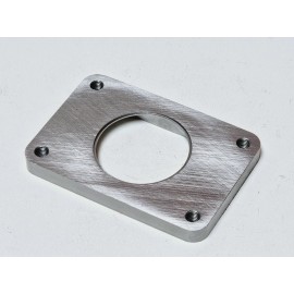 CFS T6 Undivided Turbo Inlet Adapter Flange to 2.5" Exhaust Tubing Transition 1/2"