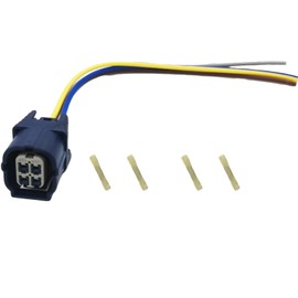 Micarun 4 Pin Alternator Wiring Harness Connector Pigtail Plug Fit for 2008-2017 Honda Odyssey 2009-2011 Honda Pilot Honda Ridgeline 3.5L Replaced OE# 126600-3650