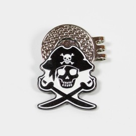 YOPRAL Golf Hat Clip Funny Golf Ball Marker, Perfect Golf Gift for Men or Women - Mens or Womens Golf Accessories (Ball Marker-Skull)