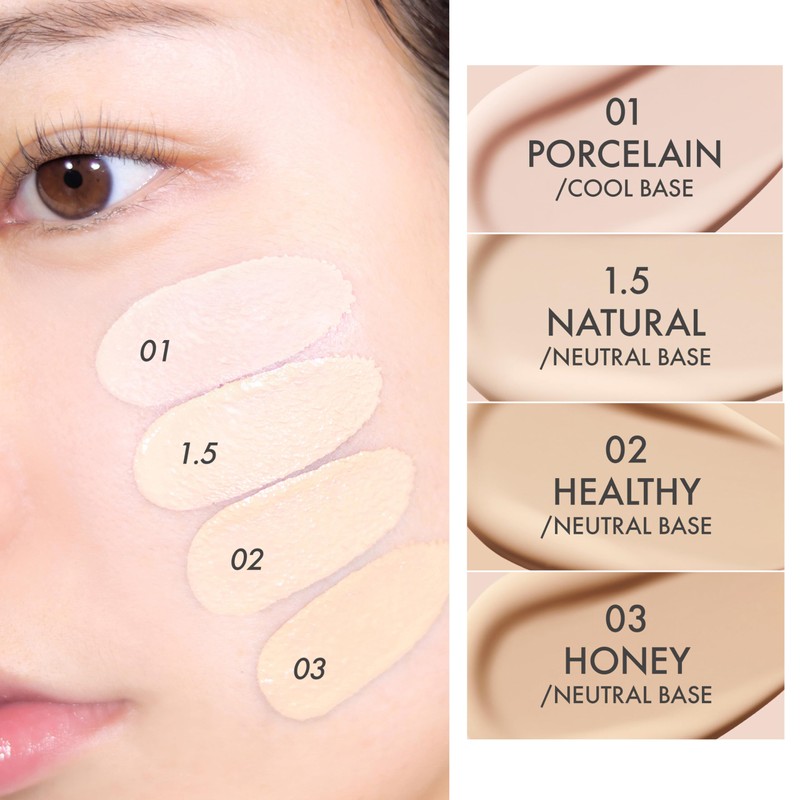 Amuse SEOUL Ceramic Skin Perfector Cushion Foundation Refill 1.5 NATURAL