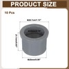 sourcing map 10 Pcs PVC DWV Reducer Bushing 3/4" x