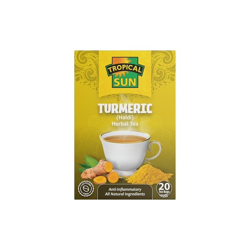 Tropical Sun Turmeric Tea, Pack of 6