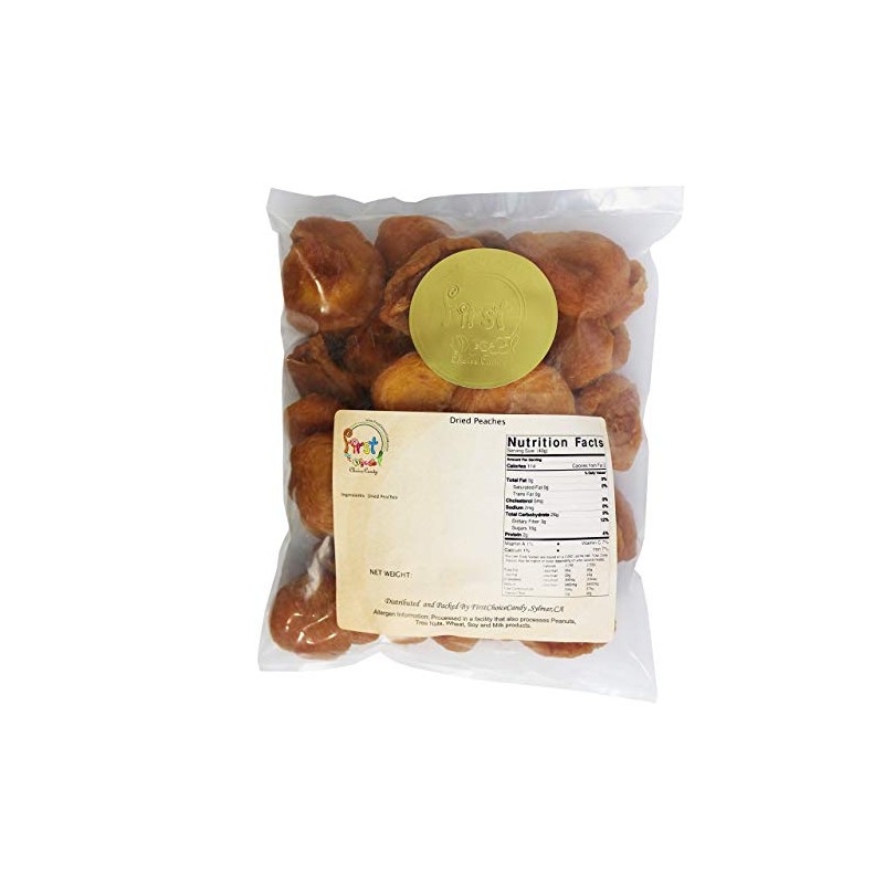 Dried Peaches 2 Pound 32 oz Bulk Bag, Dried Fruit