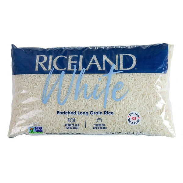 Riceland Long Grain White Rice, 2lb, Pack of 3