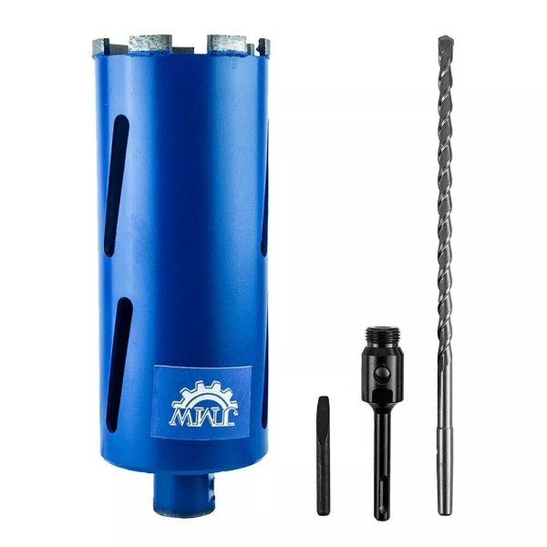 Jeremywell 4" Dry Core Drill Bit for Concrete Brick with