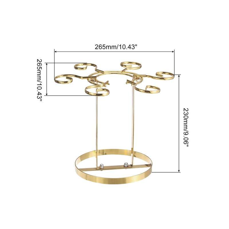 uxcell Countertop Wine Glass Holder, Freestanding Wine Glass Rack with