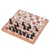 Wooden Chess Game Children Adult Portable Funny Folding Chess Board