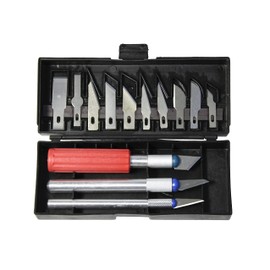 VViViD 13 Piece Hobby Knife Set Including Hard Plastic Carrying Case for Vinyl Cutting (13 PIECE CRAFT SET)
