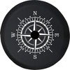JL Series Spare Tire Cover with Backup Camera Hole Compass