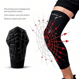 Basketball Knee Pads,thickened Compression Leg Sleeve Knee Sleeve for Basketball,Volleyball,Football Weightlifting All Sports protective equipment,bla