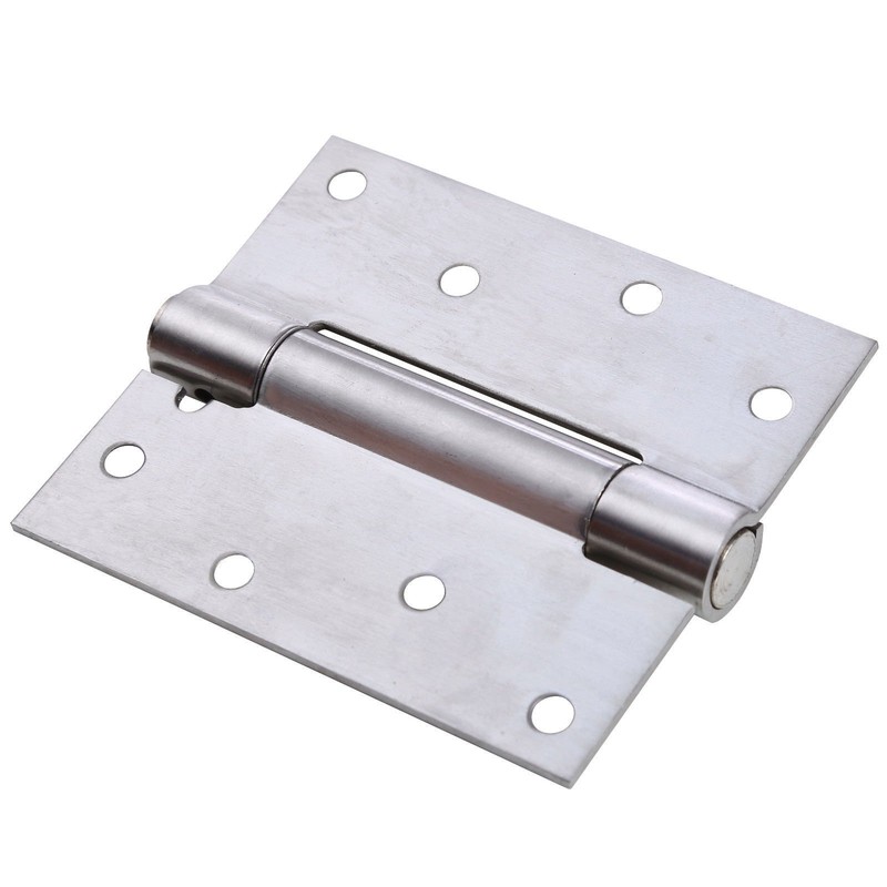 UHPPOTE 4 inch Stainless Steel Single Spring Door Hinge Automatically