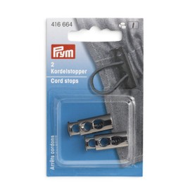 Prym Cord Stopper, Metal, Gunmetal, 9,7 x 26 mm