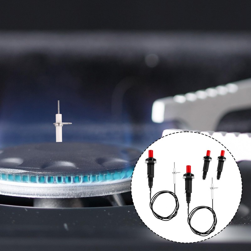 2 Sets Piezo Spark Igniters with 2 Push Button Piezo