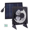 Solar Greenhouse Fan | Solar Panel Fan Chicken Coop Fan,Solar
