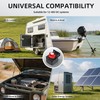 Battery Disconnect Switch with Aluminum Mounting Bracket, 12V-48V Waterproof Marine
