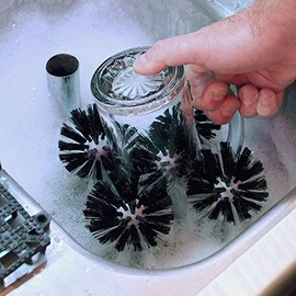 5 Brush Glass Washer - Raised Centre