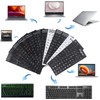 3 Pack Universal Russian Keyboard Stickers (6-in-1), Cyrillic Keyboard Letter