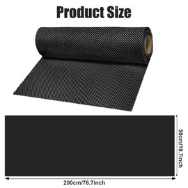 Multipurpose Non-Slip Mat, 50X200CM Rug Gripper Anti Slip PVC Waterproof Matting for Home, Office, Car, Floor, Pallet, Shelf Drawer Liners