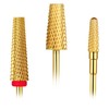Qianyu 3-Piece Nail Drill Set 5-in-1 Carbide Nail Art Tools