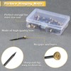 LEONTOOL Brass Nails, Round Head Screws, Pack of 60, Nominal