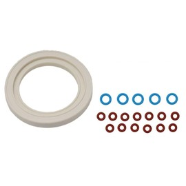 18Pack Set Kit, 1Pc 58mm Dual Boiler Group Head Gasket Seal And 17 O Ring Seal Set For Fit Breville Espresso Machine BES920 BES900 BES980 BES990