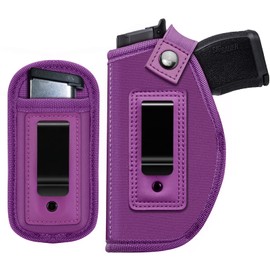 Gun Holster for Women/Men, Universal IWB Holsters for Concealed Carry, Pistols Holster Right/Left Handed, Fits S&W M&P Shield 9/40 9mm P320 Glock 17 19 26 27 42 43, Similar Handguns