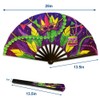 Infinity Republic Mardi Gras (Party) X-Large Hand Fan