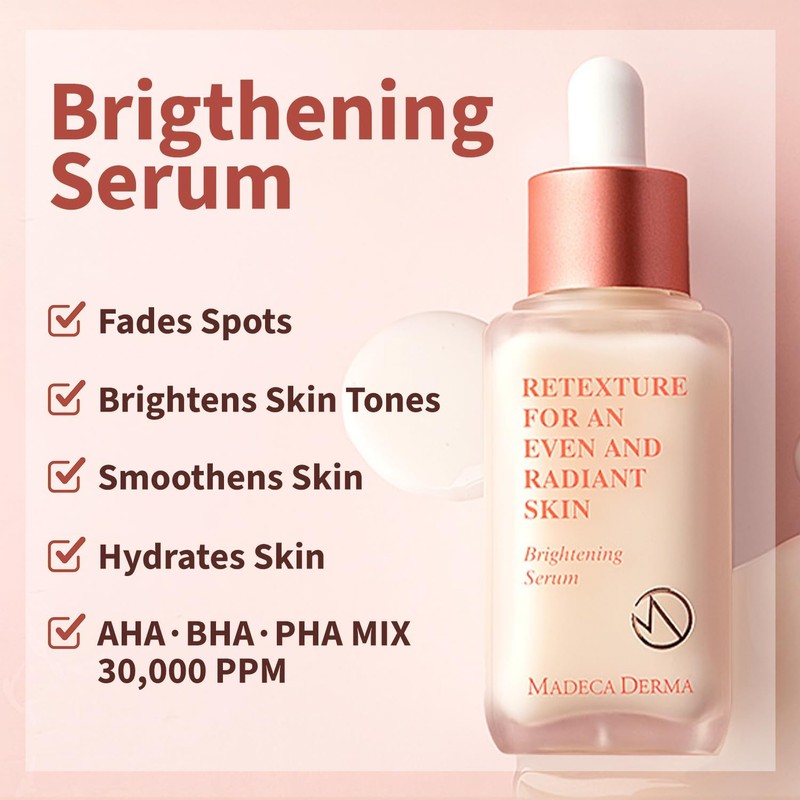 Madeca Derma Serum: Centella Asiática y Vitamina C para Piel