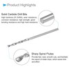 CoCud Carbide Solid Drill Bit 1.45mm Diameter K35 Tungsten Carbide