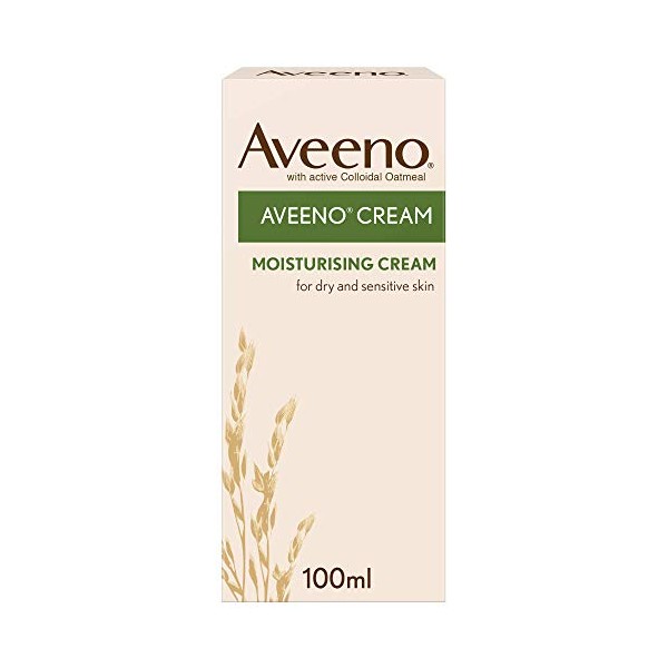 Aveeno, Moisturising Cream Colloidal Oatmeal, Shea Butter, 100ml