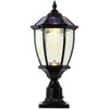 GYDZ Solar Outdoor Lamp Post Light with Dusk to Dawn