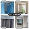 Flexible Aluminum Ceiling Curtain Track 3ft-16.4ft / 5 Meter-Bendable Ceiling