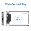 LogiLink USB 3.0 Hard Drive Enclosure for 2.5 Inch HDD/SSD