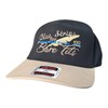 Blue Strips for Bare Tts Hat:_Otto Black/Tan