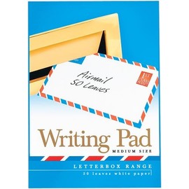 Letterbox Range Airmail Writing Set Includes Writing Pads & Envelopes