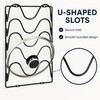 5-Tier Wall Mounted Pot Lid Organizer – Space-Saving Kitchen Storage