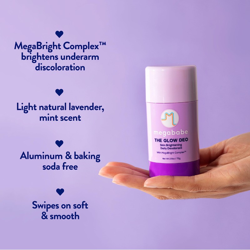 Megababe Daily Deodorant - The Glow Deo with 72 hour