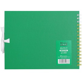 Maruman S310-33 Sketchbook Art Spiral F0 Thick Drawing Paper, 24 Sheets, Green