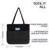 KAVU Tote It All Fleece Market Bag With Stash and