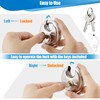 Travate Keyed Alike Disc Padlock, 6PCS Stainless Steel Discus Lock