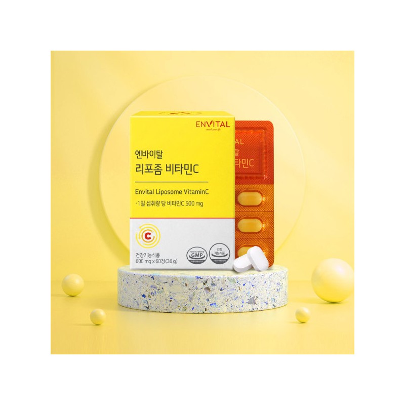 (Envital) Liposomal Vitamin C 600mg / (엔바이탈) 리포좀 비타민C 600mg