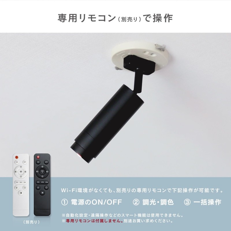 Edison Smart Mini Spotlight (for Hanging Ceiling/White) Alexa Compatible Smart