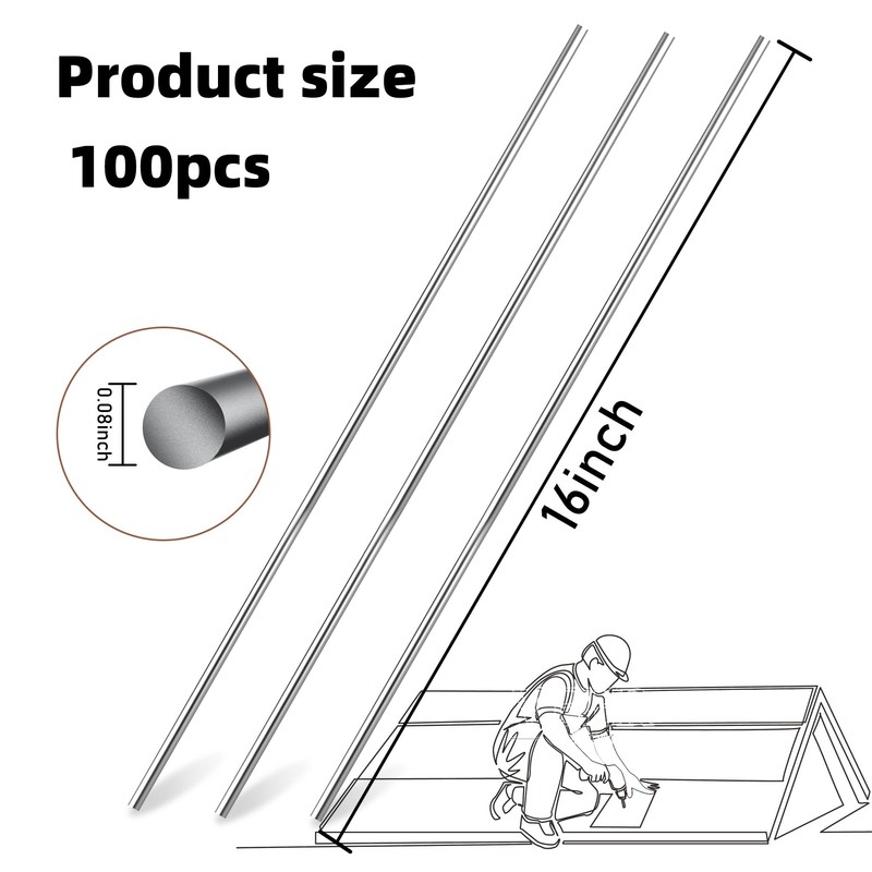 U0U 100 Pcs 16 Inch Insulation Support Wire,Metal Insulated Support