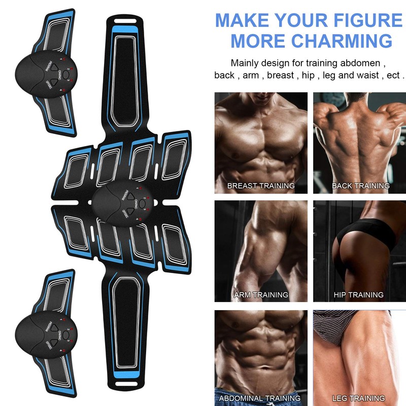 Ab machine Waist trainer Belt Abs Workout Equipment for Men