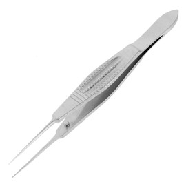 Healeved Meibomian Gland Expressor Angled Pointed Tweezers Metal for Eye Massage